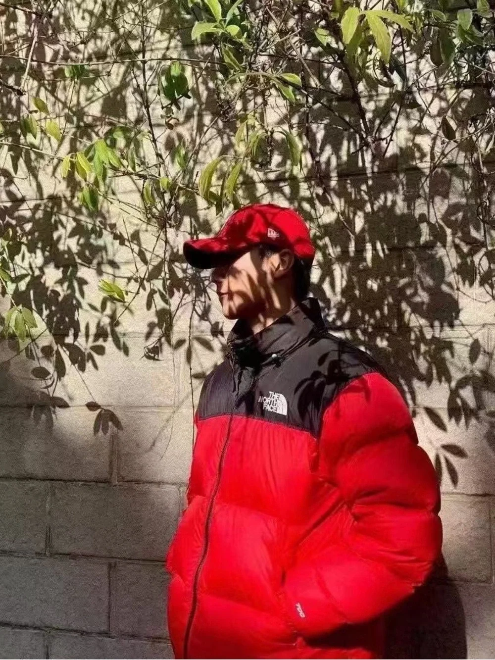 NWT The North Face Men’s Red & Black Dawn Puffer Jacket S